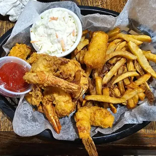 Fired Shrimp Platter