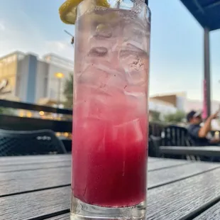 Blueberry Lavender lemonade