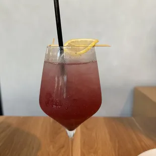 Blueberry lemonade shot of Don Julio (this lemonade even as a mocktail you can't go wrong) refreshing and lightly sweetened