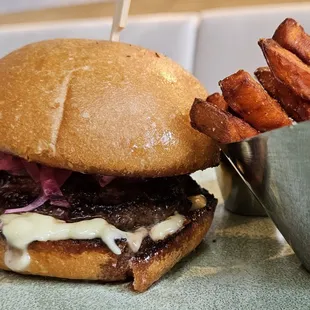 Truffle and Brie Burger