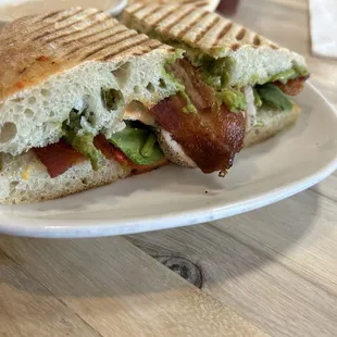Turkey panini Avocado Club Panini