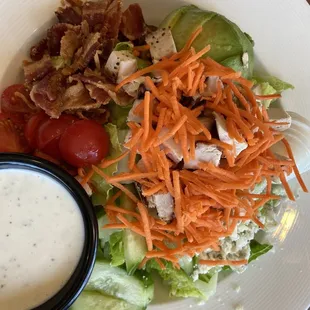 Cobb salad with chicken