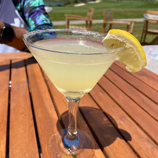 Lemon drop. Love how cypress uses fresh lemons!