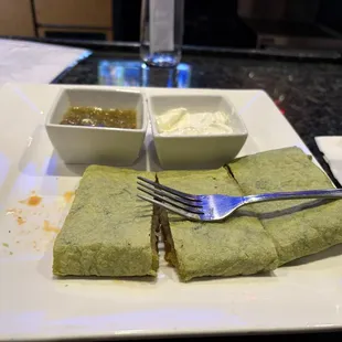 Veggie Quesadillas with short rib