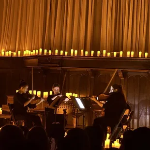 Orchestra playing Rihanna songs.