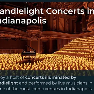 This is the site at Scottish Rite Cathedral decorated with frameless candles.