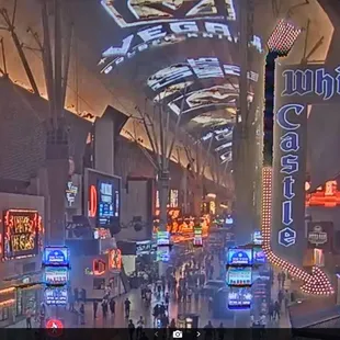Earthcam View of Fremont Street
