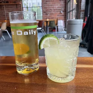 Italian Pils, Jalapeño Pineapple Margarita