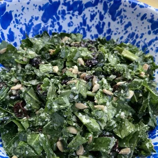 Summer Kale salad (fave salad on menu)