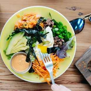 Our Orbit Bowl! Vegetarian and delicious!