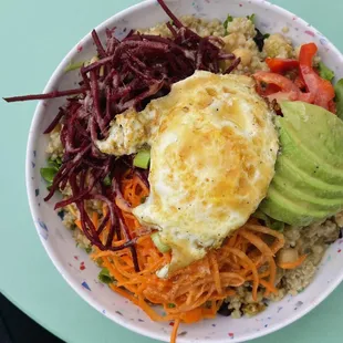 Rainbow Bowl with egg
