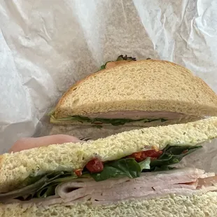 Turkey Pesto Sandwich