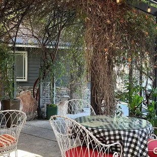 Outside seating