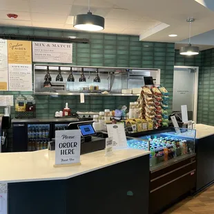 a view of the counter