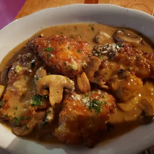 Monkfish Marsala