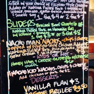 Curbside Chef Menu 2