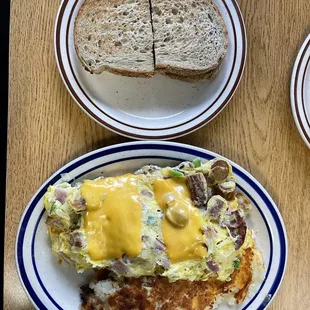 Western Meat Lovers Omelette