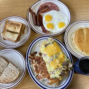Western Meat Lovers Omelette &amp; Breakfast Special #3