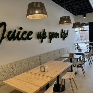 interior, sushi and sashimi