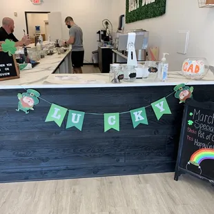 Cute little walk-up ordering area