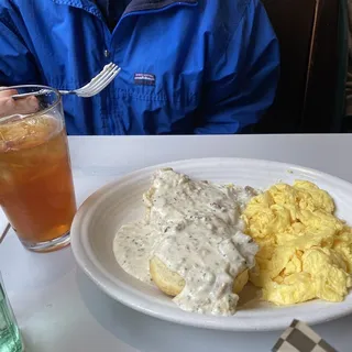 Homemade Biscuit and Gravy