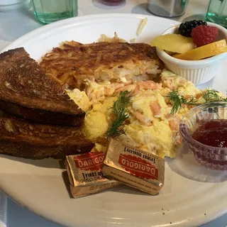 Smoked Salmon Scramble