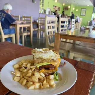 Cheddar French Toast BLT Breakfast
