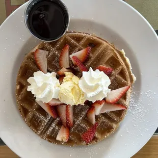 Belgian Waffle Breakfast