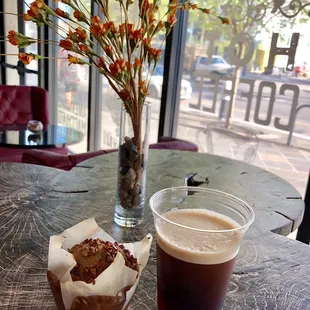 Nitro and banana nut muffin