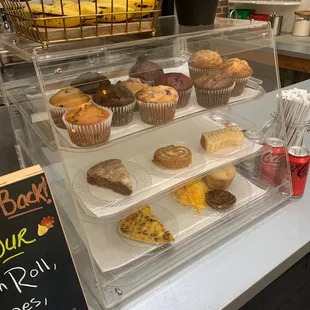 a variety of pastries