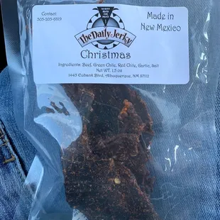Christmas jerky