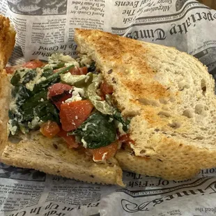 The Light and Fit Sandwich up close and inside