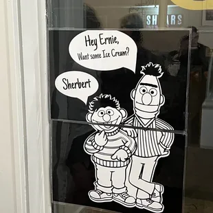 a cartoon of a man and a woman