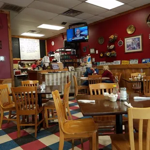 When you walk in, it looks like you order at counter but you take a seat and order from menu.