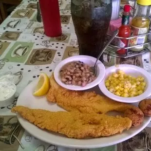 Catfish dinner