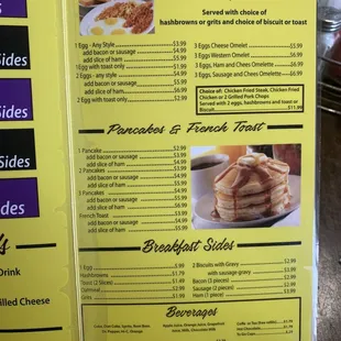 menu, sushi and sashimi