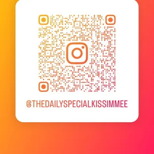 We are on Instagram and Facebook! This is where we post new menu items and sudden hour changes