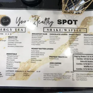 The Daily Spot:  Menu (19 Sep 2021)
