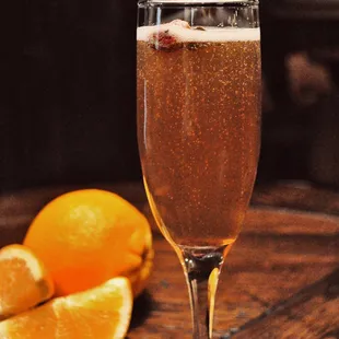 Sweet Rosie |: wild orange and rose bud syrup, B&amp;B, bauchant orange liqueur, prosecco :|