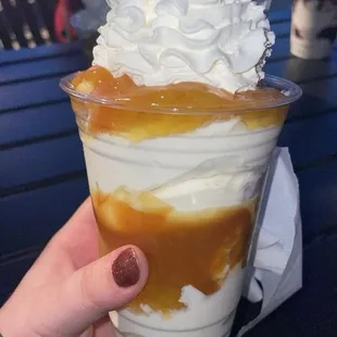 Pineapple upside down sundae