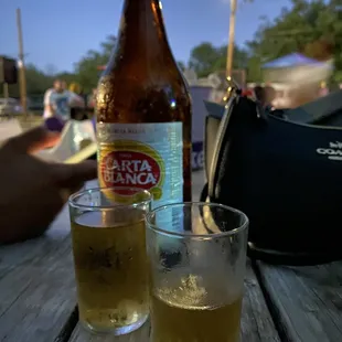 They got Carta Blanca so at least I got that going for us.