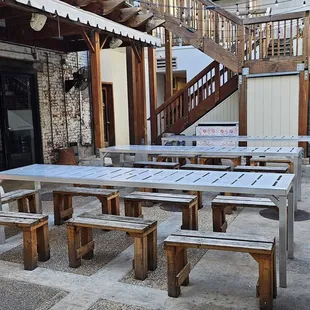 Outdoor eating area