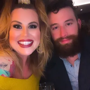At the bar