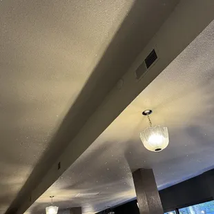 The sparkling ceiling.