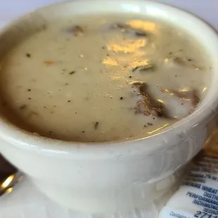 White fish chowder soup special