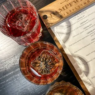 Cocktail N'8 - Negroni Flight