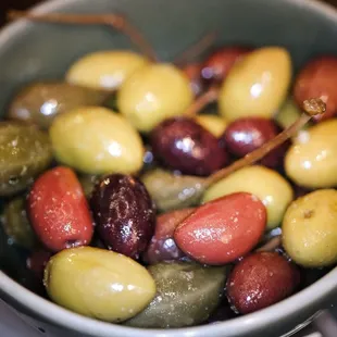 marinated olives