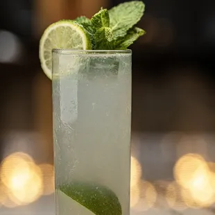 Green Door, handcrafted cocktail at The Dan.