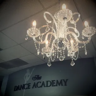 Pretty little chandelier.
