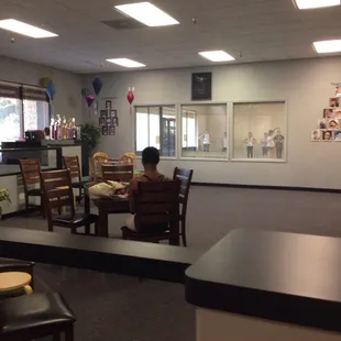 The parent waiting area.